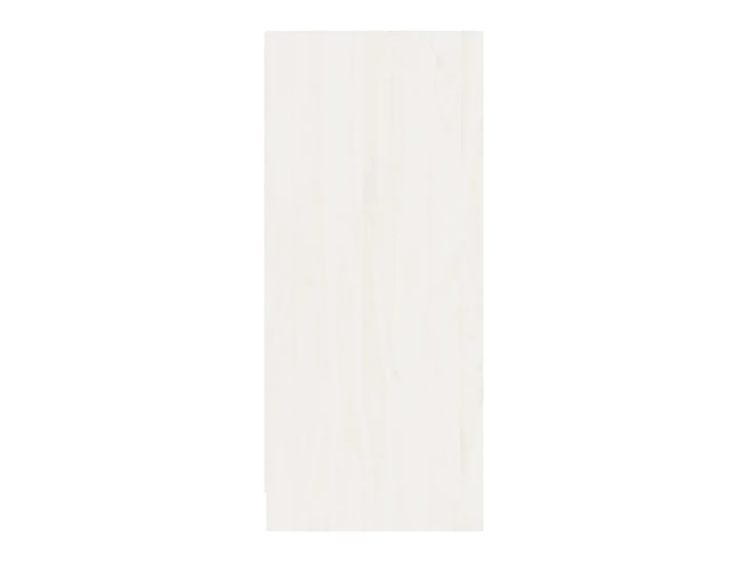 Aparador blanco 70x33x76 cm madera maciza de pino