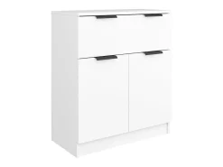 Aparador Blanco 60x30x70 cm Madera de Ingeniería
