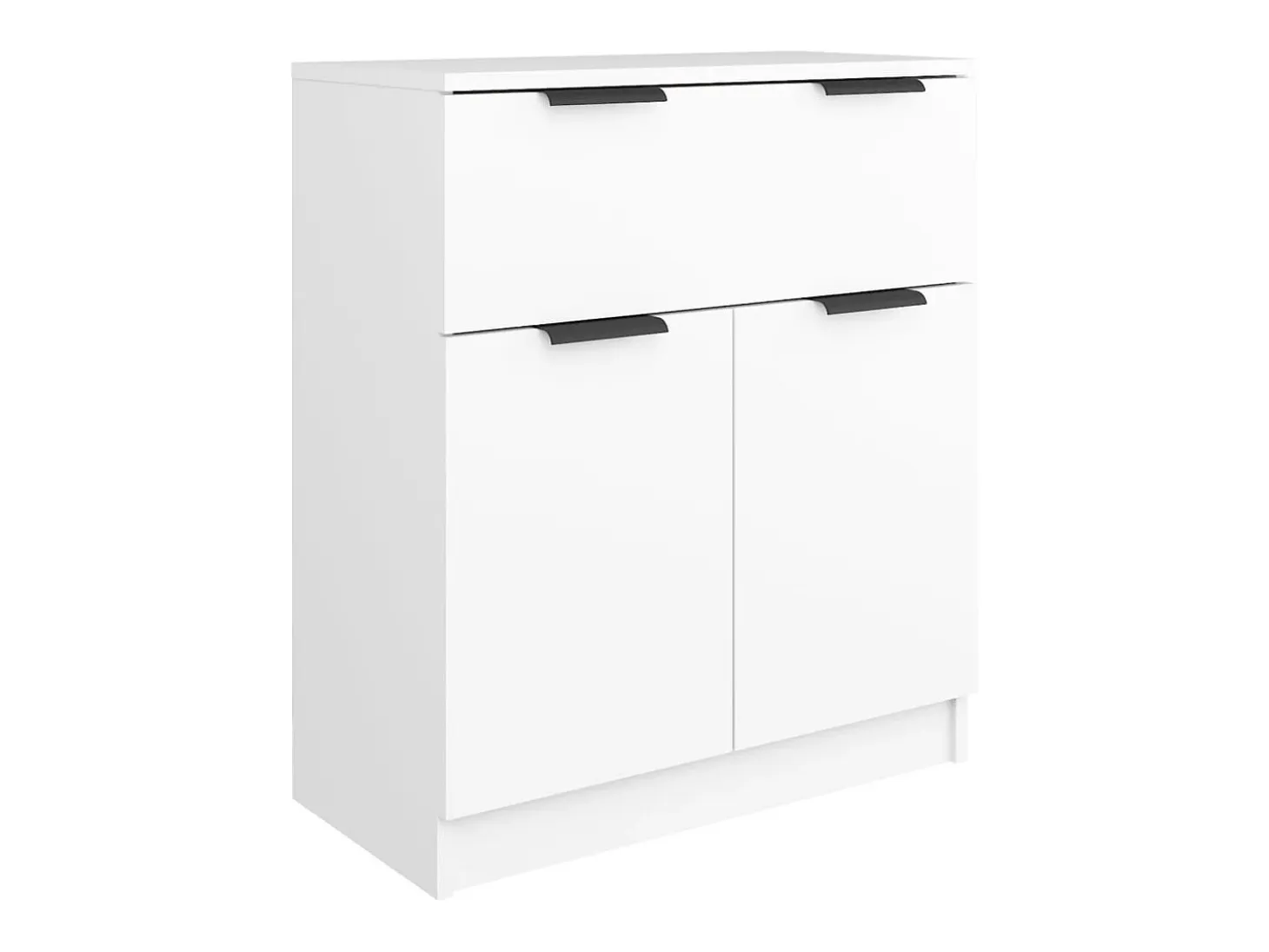 Aparador Blanco 60x30x70 cm Madera de Ingeniería
