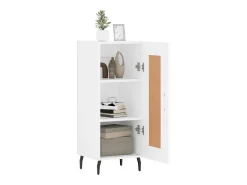 Aparador blanco 34,5x34x90 cm madera de ingeniería