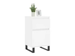 Aparador blanco 40x35x70 cm madera de ingeniería