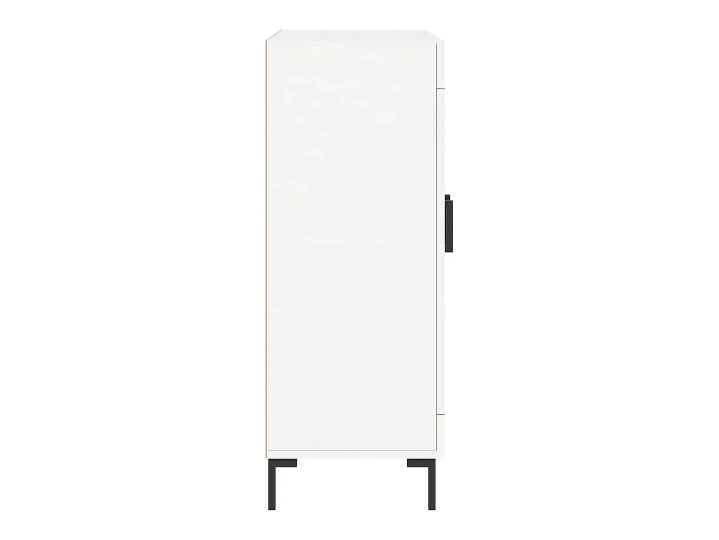Aparador blanco 69,5x34x90 cm madera de ingeniería