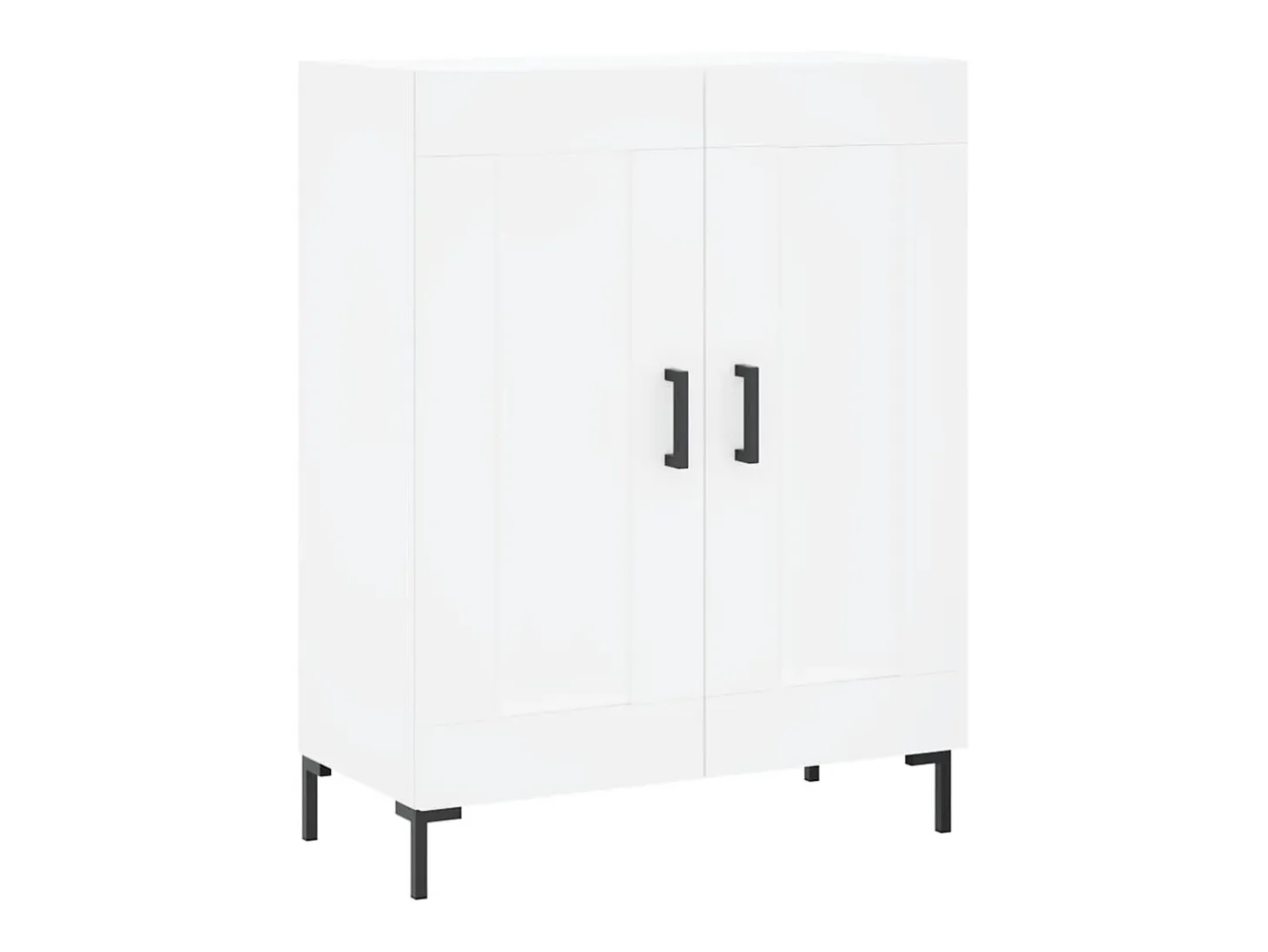 Aparador blanco 69,5x34x90 cm madera de ingeniería