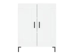 Aparador blanco 69,5x34x90 cm madera de ingeniería