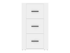 Aparador Blanco 40x33x70 cm Madera de Ingeniería