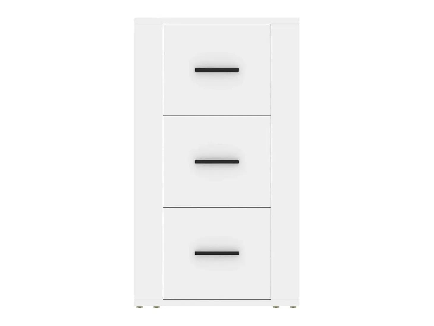 Aparador Blanco 40x33x70 cm Madera de Ingeniería