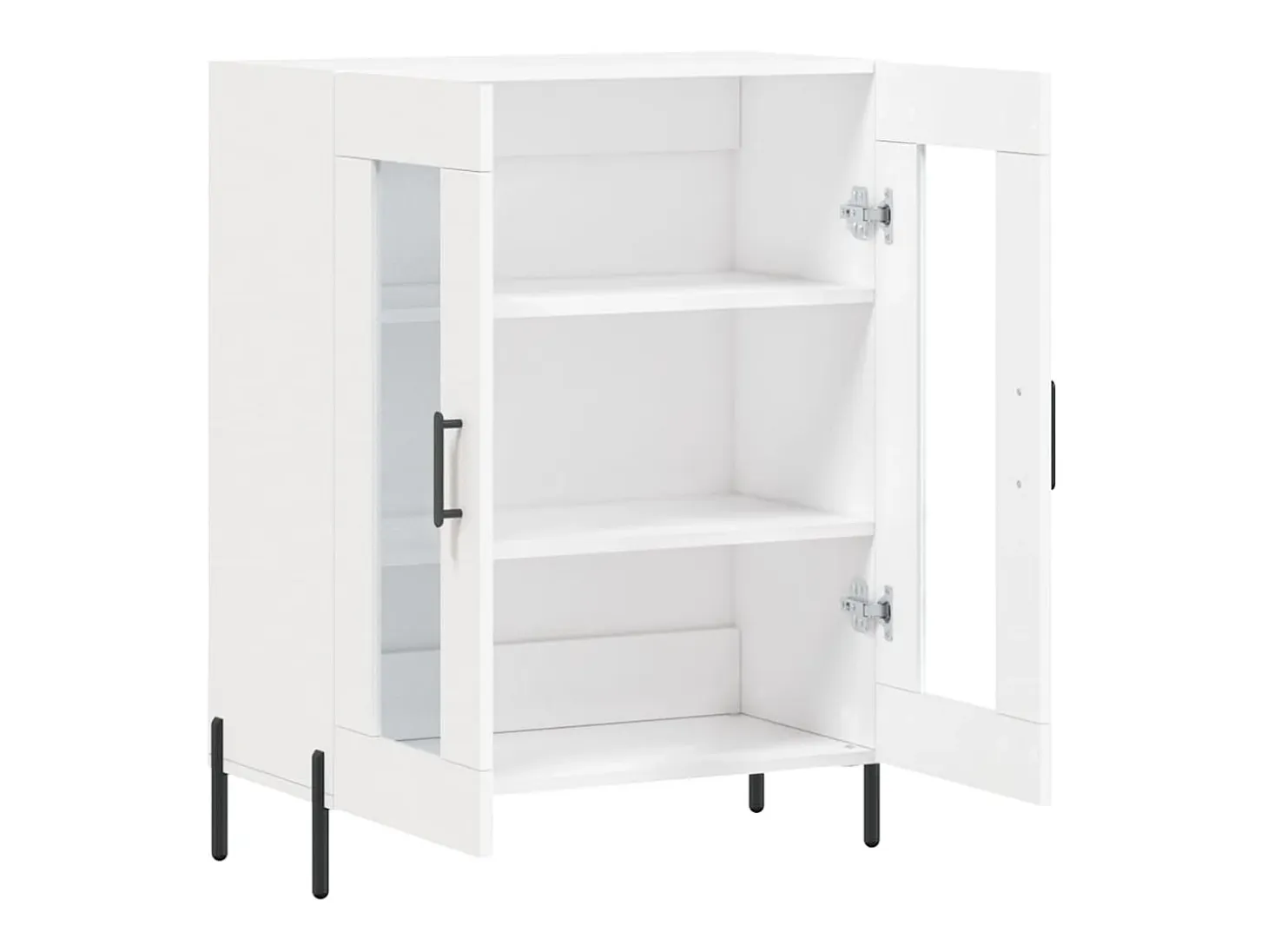 Aparador blanco 69,5x34x90 cm madera de ingeniería