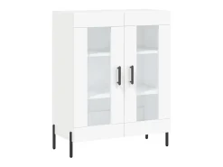 Aparador blanco 69,5x34x90 cm madera de ingeniería