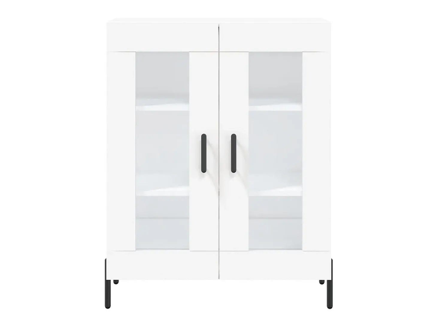 Aparador blanco 69,5x34x90 cm madera de ingeniería
