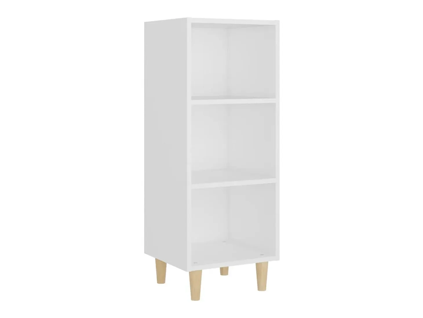 Aparador Blanco 34,5x32,5x90 cm Madera de Ingeniería