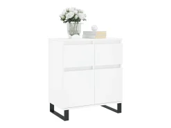 Aparador Blanco 60x35x70 cm Madera de Ingeniería