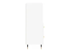 Aparador blanco 34,5x34x90 cm madera de ingeniería