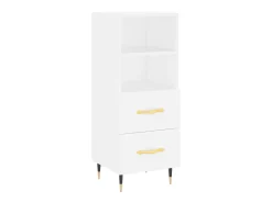 Aparador blanco 34,5x34x90 cm madera de ingeniería