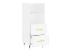 Aparador blanco 34,5x34x90 cm madera de ingeniería