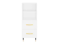 Aparador blanco 34,5x34x90 cm madera de ingeniería