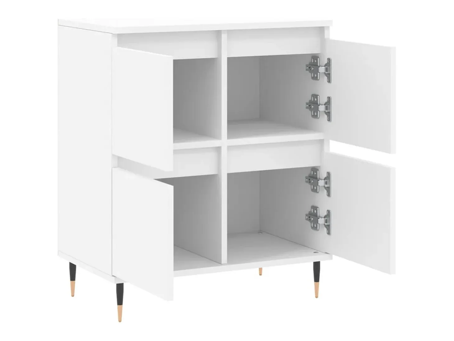 Aparador Blanco 60x35x70 cm Madera de Ingeniería