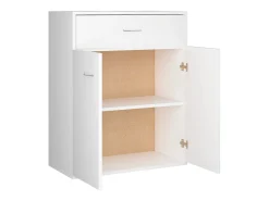 Aparador blanco 60x30x75 cm madera contrachapada