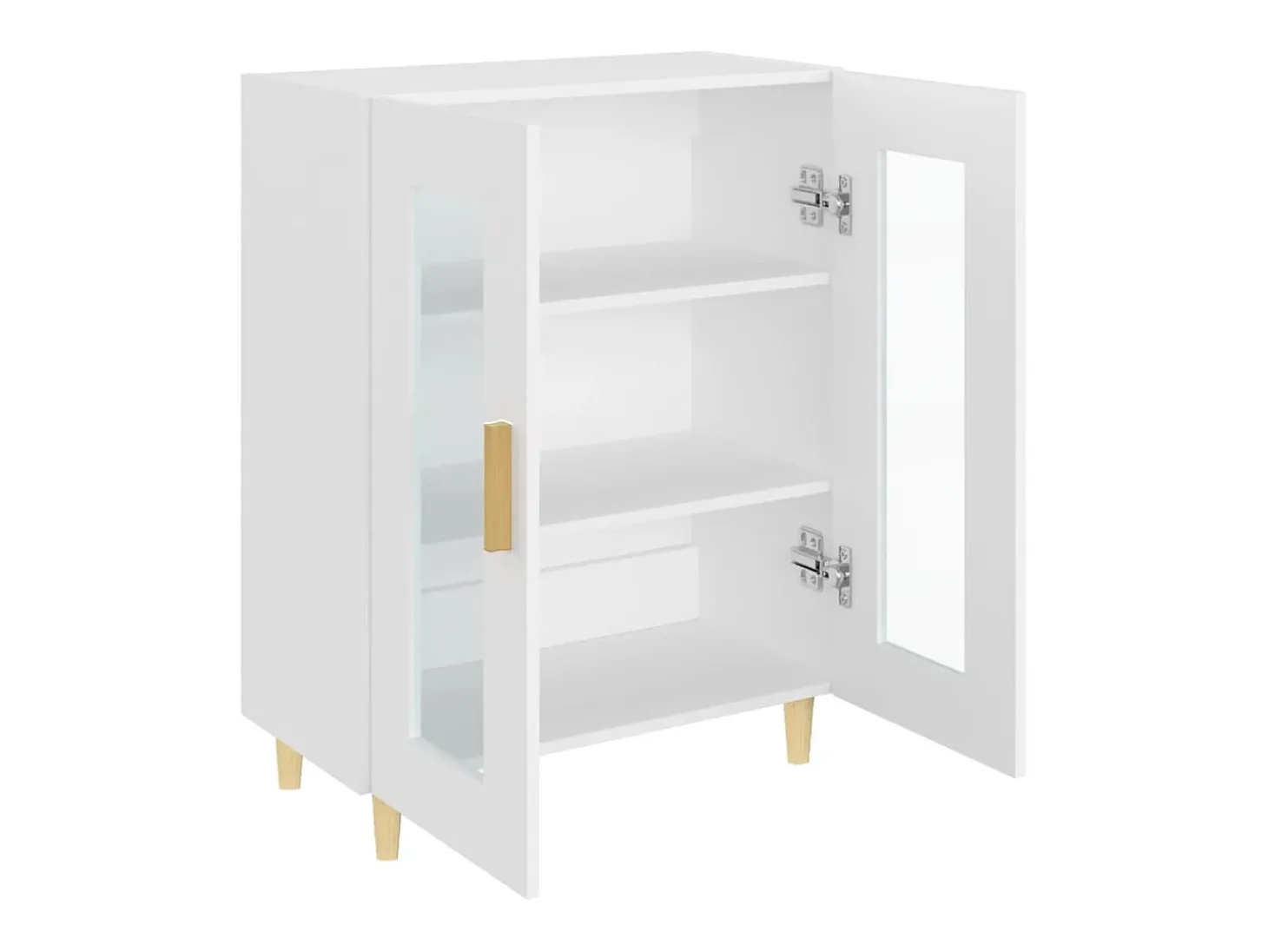 Aparador blanco 69,5x34x90 cm madera de ingeniería