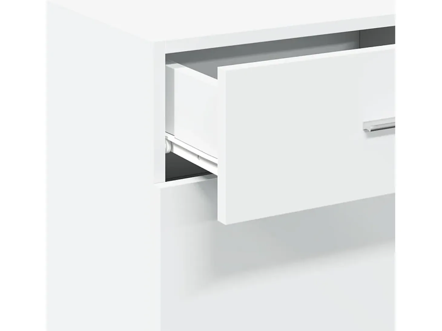 Aparador blanco 50x42,5x93 cm madera contrachapada