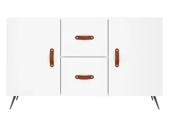 Aparador blanco 100x36x60 cm madera de ingeniería