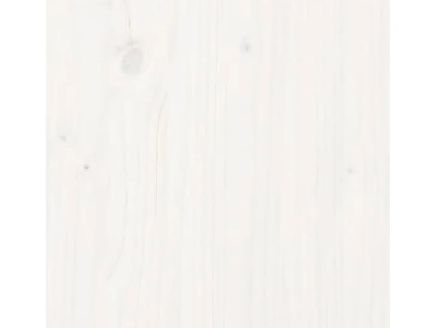 Aparador Blanco 140x35x80 cm Madera Maciza de Pino