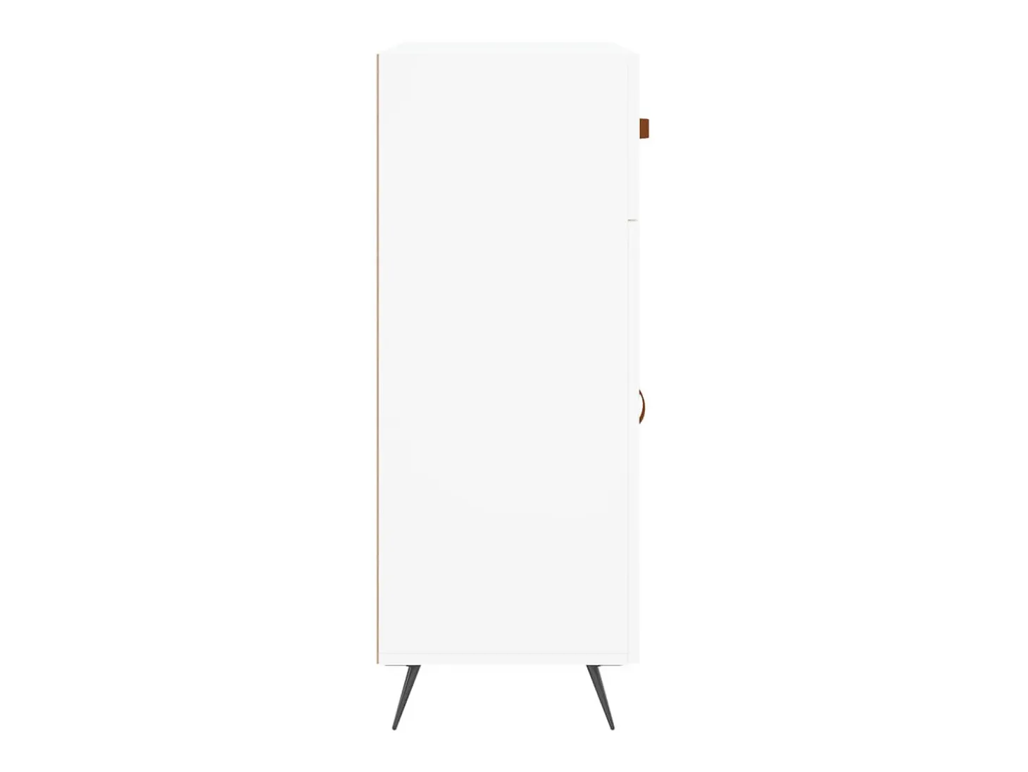 Aparador blanco 69,5x34x90 cm madera de ingeniería