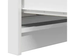 Aparador blanco 80x35x99 cm madera contrachapada