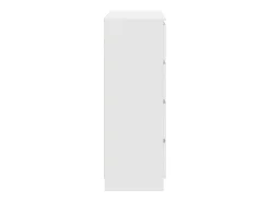 Aparador blanco 80x35x99 cm madera contrachapada