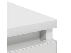 Aparador blanco 80x35x99 cm madera contrachapada