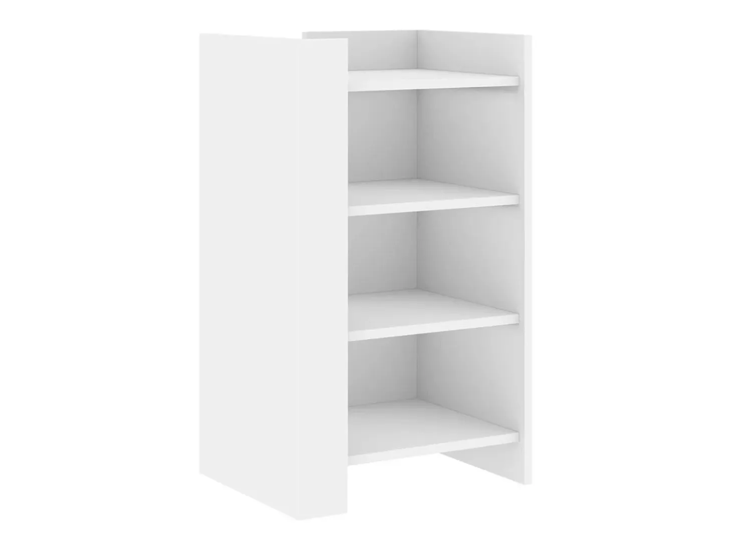 Aparador blanco 45x35x75 cm madera de ingeniería