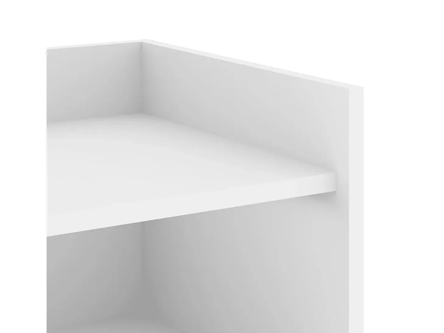 Aparador blanco 45x35x75 cm madera de ingeniería
