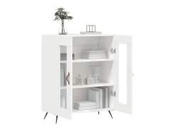 Aparador blanco 69,5x34x90 cm madera de ingeniería