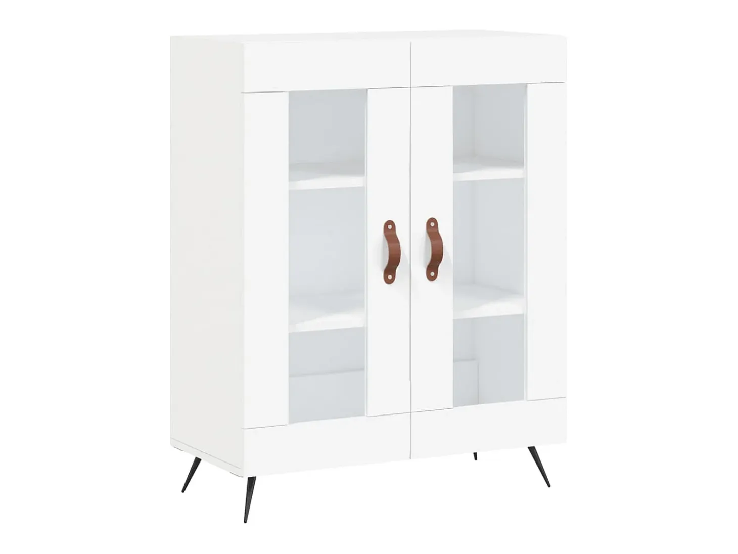 Aparador blanco 69,5x34x90 cm madera de ingeniería