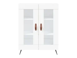 Aparador blanco 69,5x34x90 cm madera de ingeniería