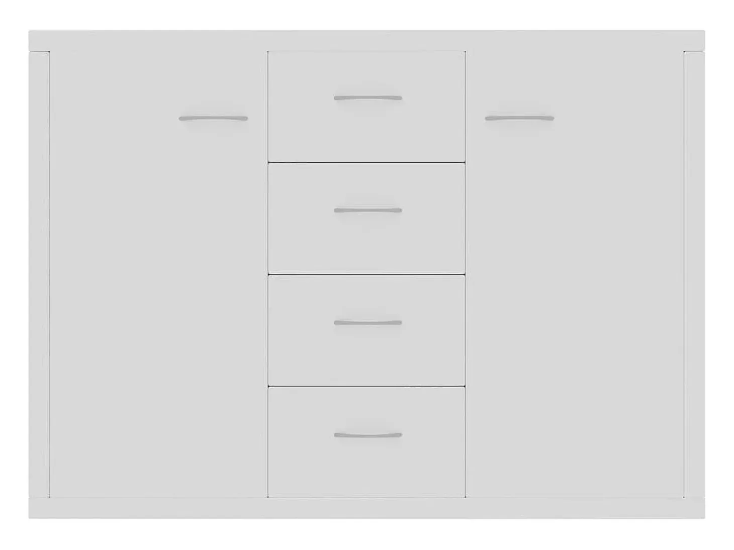 Aparador blanco 88x30x65 cm Madera de ingeniería