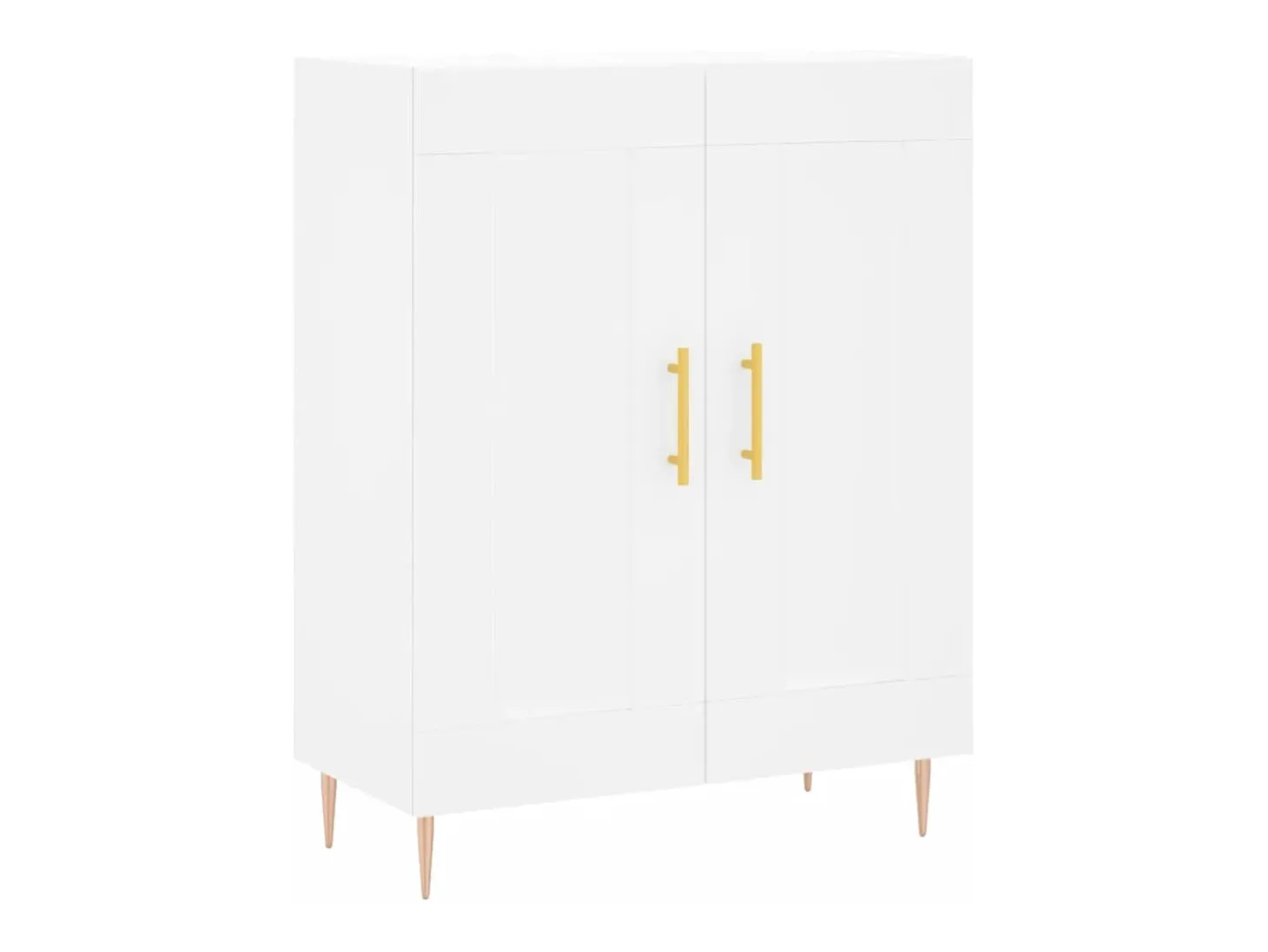 Aparador blanco 69,5x34x90 cm madera de ingeniería
