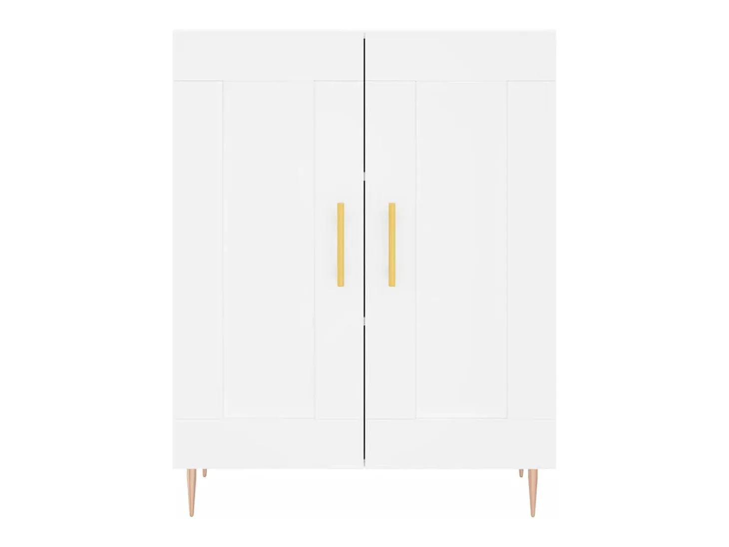 Aparador blanco 69,5x34x90 cm madera de ingeniería