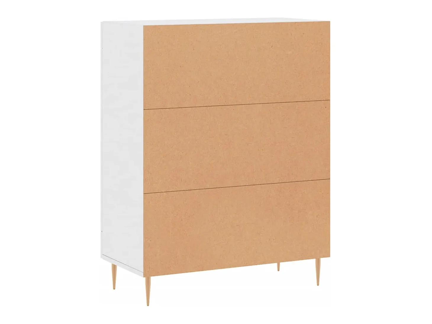 Aparador blanco 69,5x34x90 cm madera de ingeniería