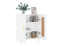 Aparador blanco 69,5x34x90 cm madera de ingeniería