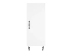 Aparador blanco 34,5x34x90 cm madera de ingeniería