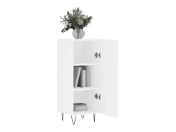 Aparador blanco 34,5x34x90 cm madera de ingeniería