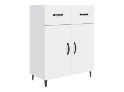 Aparador blanco 69,5x34x90 cm madera de ingeniería
