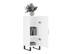 Aparador blanco 34,5x34x90 cm madera de ingeniería