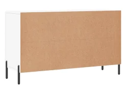 Aparador blanco 100x36x60 cm madera de ingeniería