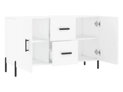 Aparador blanco 100x36x60 cm madera de ingeniería