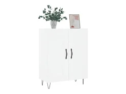 Aparador blanco 69,5x34x90 cm madera de ingeniería