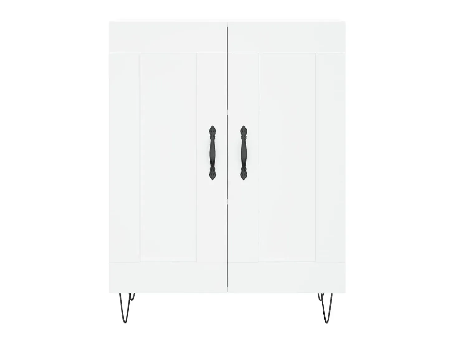 Aparador blanco 69,5x34x90 cm madera de ingeniería