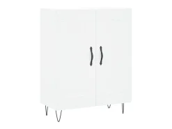 Aparador blanco 69,5x34x90 cm madera de ingeniería