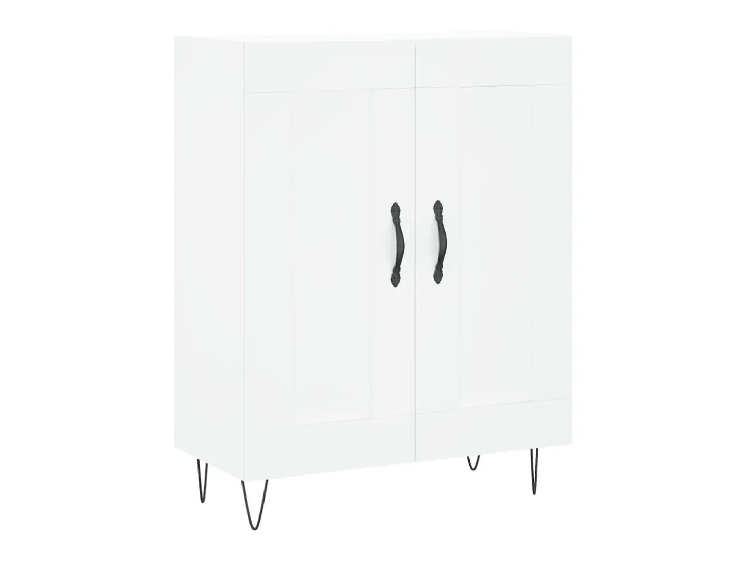 Aparador blanco 69,5x34x90 cm madera de ingeniería