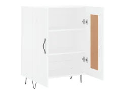 Aparador blanco 69,5x34x90 cm madera de ingeniería
